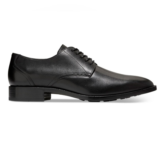 Cole Haan Men’s Black Leather Hawthorne Plain Oxford Shoes- Size 8 main image 4